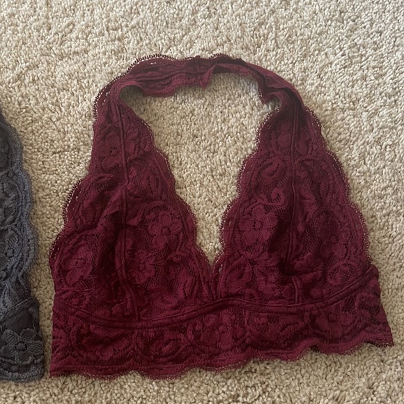 Bundle of Free People Galloon Lace Halter Bras - Picture 4 of 8